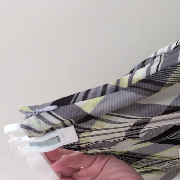 ZARA $159 PRINTED MIDI SKIRT ZW COLLECTION Green / Ecru | 2990/152 NWT S M L - Picture 6 of 7